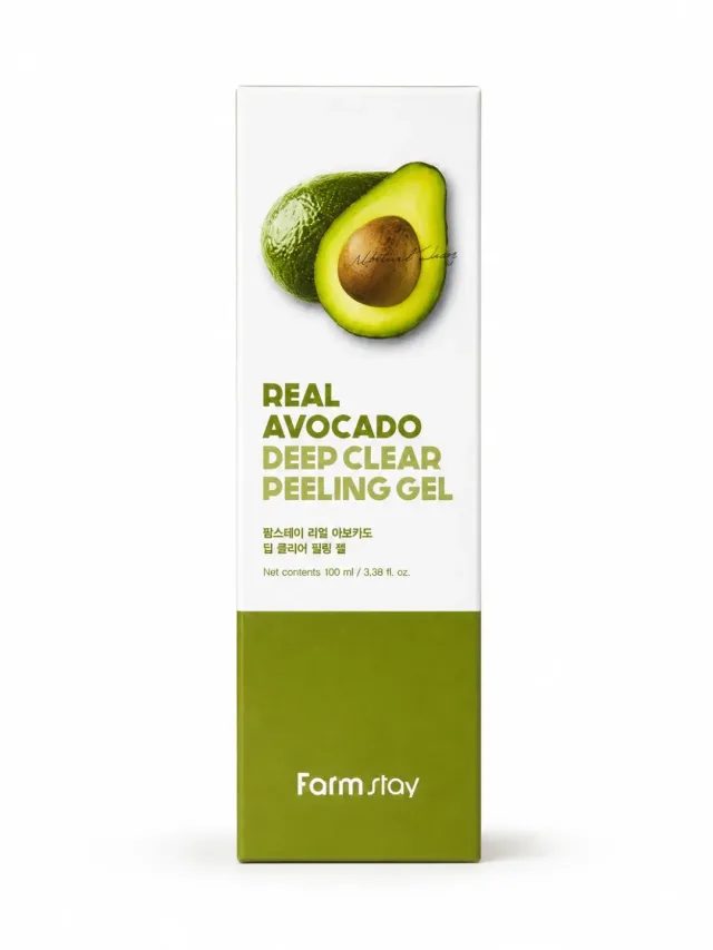 Farmstay Real Deep Clear Peeling Gel — yuz uchun yumshoq piling-gel