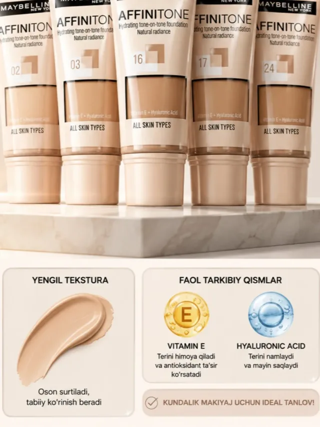 Maybelline Affinitone tonal krem