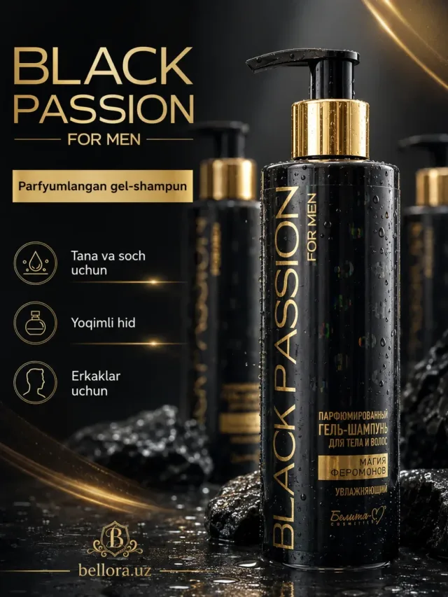 Black Passion For Men parfyumlangan gel