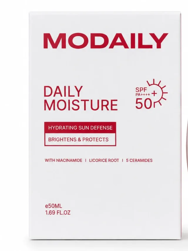 MODAILY Daily Moisture SPF 50+ — namlantiruvchi quyoshdan himoya kremi, 50 ml