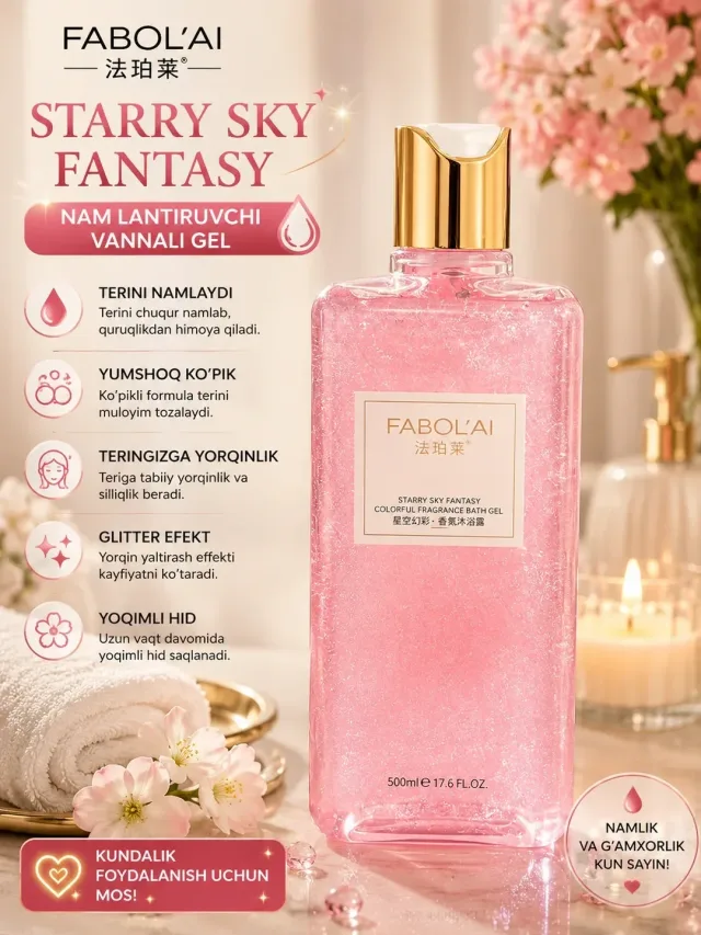 Starry Sky Fantasy Bath Gel