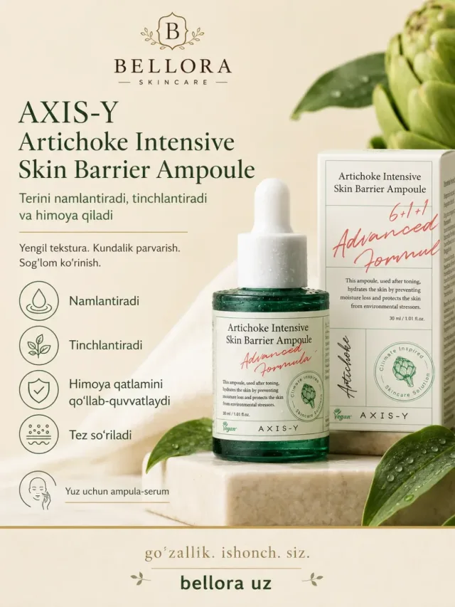 🌿 AXIS-Y Artichoke Intensive Skin Barrier Ampoule