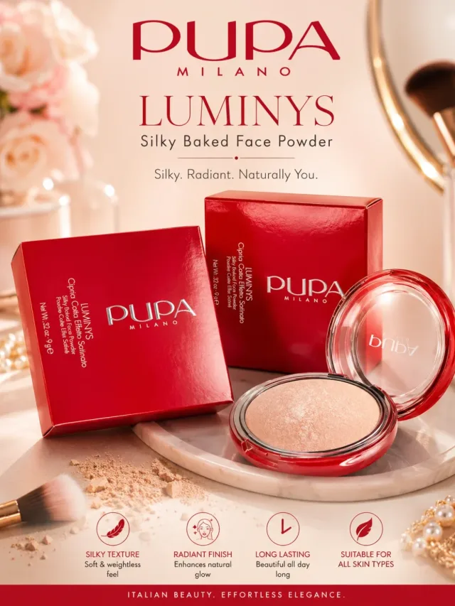 PUPA Milano Luminys Silky Baked Face Powder