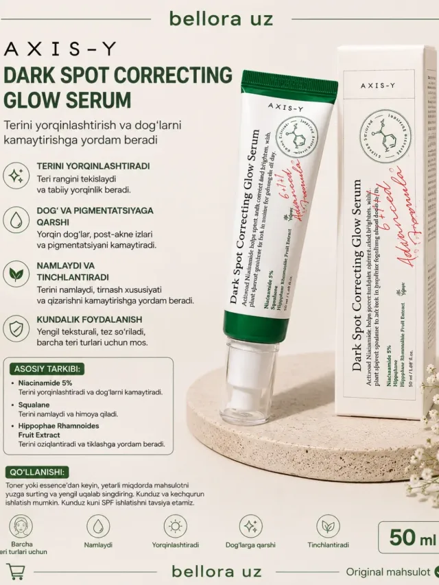 ✨ AXIS-Y Dark Spot Correcting Glow Serum