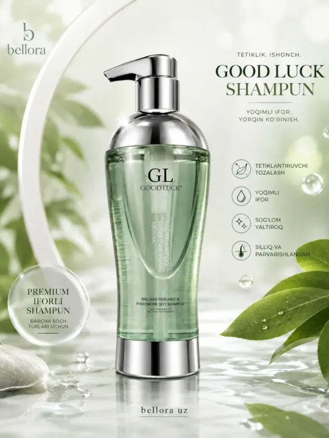 GL Good Luck Premium Body Care Set — tana va soch parvarishi uchun mo‘ljallangan nafis to‘plam
